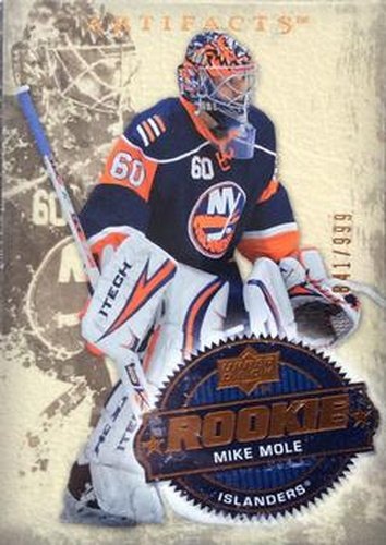 #258 Mike Mole - New York Islanders - 2008-09 Upper Deck Artifacts Hockey