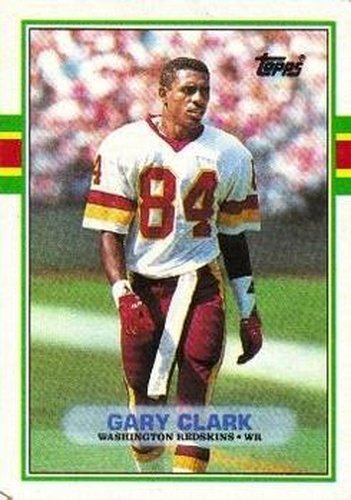 #258 Gary Clark - Washington Redskins - 1989 Topps Football