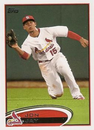 #258 Jon Jay - St. Louis Cardinals - 2012 Topps Baseball