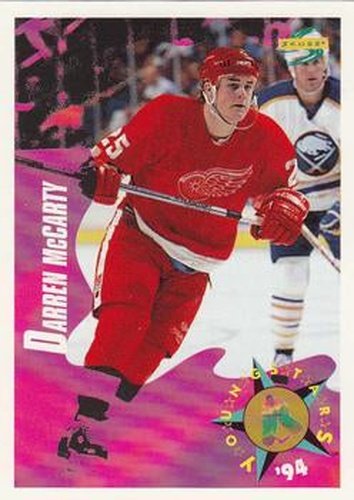 #258 Darren McCarty - Detroit Red Wings - 1994-95 Score Hockey