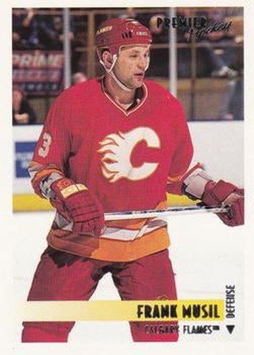 #258 Frank Musil - Calgary Flames - 1994-95 O-Pee-Chee Premier Hockey