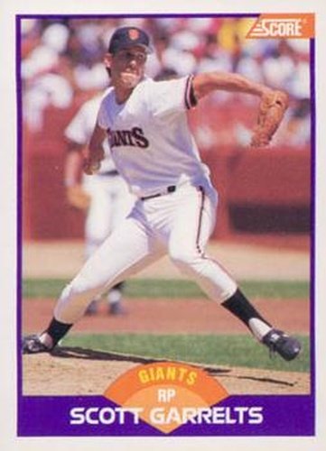 #258 Scott Garrelts - San Francisco Giants - 1989 Score Baseball