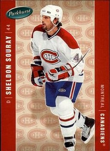 #258 Sheldon Souray - Montreal Canadiens - 2005-06 Parkhurst Hockey