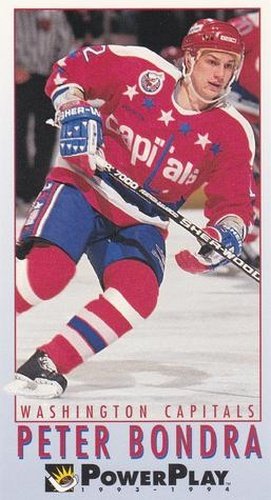 #258 Peter Bondra - Washington Capitals - 1993-94 Fleer PowerPlay Hockey