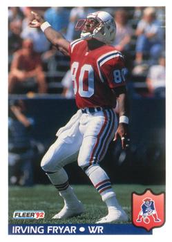 #258 Irving Fryar - New England Patriots - 1992 Fleer Football