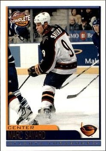 #258 Marc Savard - Atlanta Thrashers - 2003-04 Pacific Complete Hockey