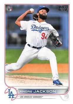 #258 Andre Jackson - Los Angeles Dodgers - 2022 Topps Baseball