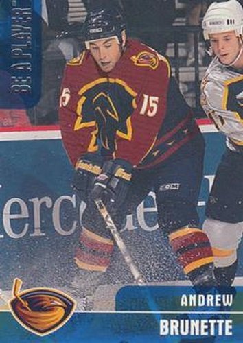 #258 Andrew Brunette - Atlanta Thrashers - 1999-00 Be a Player Memorabilia Hockey