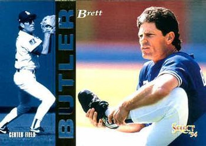 #258 Brett Butler - Los Angeles Dodgers - 1994 Select Baseball