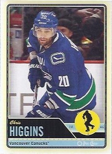 #258 Chris Higgins - Vancouver Canucks - 2012-13 O-Pee-Chee Hockey