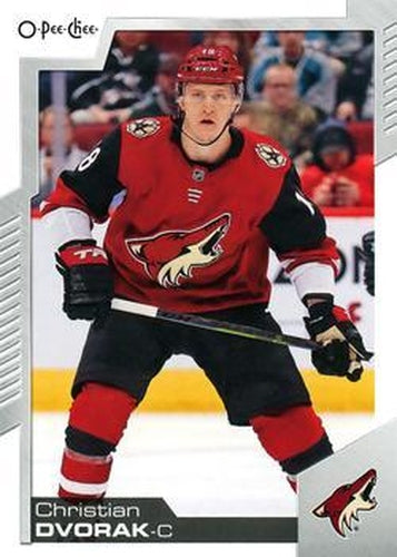 #258 Christian Dvorak - Arizona Coyotes - 2020-21 O-Pee-Chee Hockey
