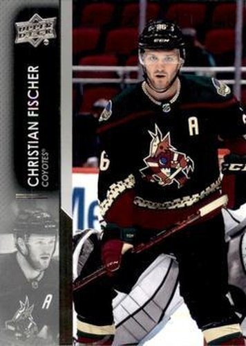 #258 Christian Fischer - Arizona Coyotes - 2021-22 Upper Deck Hockey