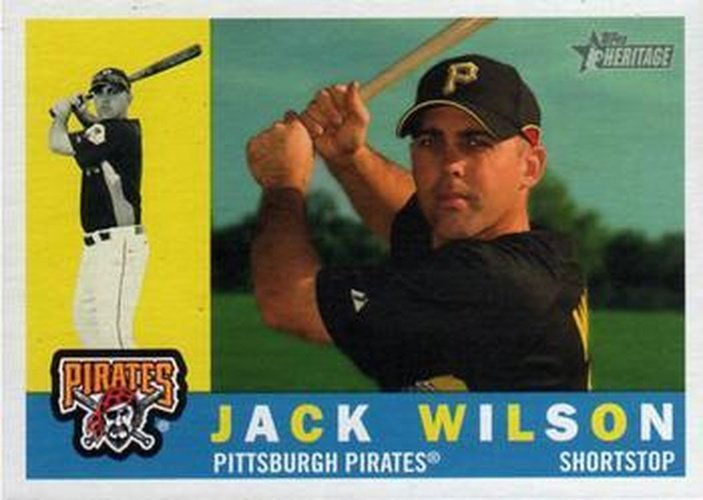 #258 Jack Wilson - Pittsburgh Pirates - 2009 Topps Heritage Baseball