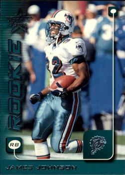 #258 James Johnson - Miami Dolphins - 1999 Leaf Rookies & Stars Football