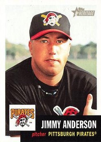 #258 Jimmy Anderson - Pittsburgh Pirates - 2002 Topps Heritage Baseball