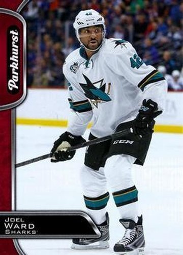 #258 Joel Ward - San Jose Sharks - 2016-17 Parkhurst - Red Hockey