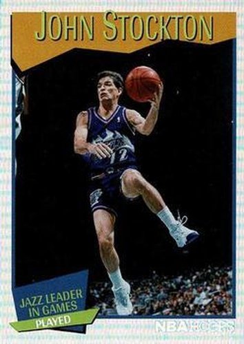 #258 John Stockton - Utah Jazz - 2021-22 Hoops Basketball