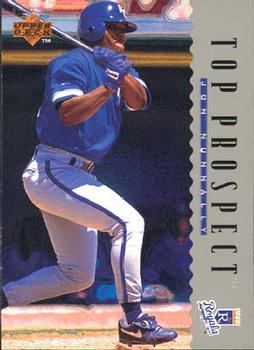 #258 Jon Nunnally - Kansas City Royals - 1995 Upper Deck Baseball