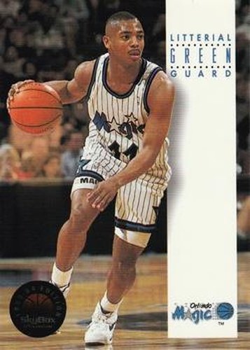 #258 Litterial Green - Orlando Magic - 1993-94 SkyBox Premium Basketball