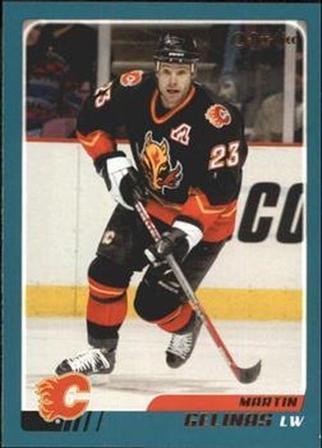 #258 Martin Gelinas - Calgary Flames - 2003-04 O-Pee-Chee Hockey