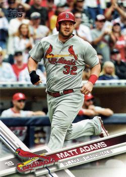 #258 Matt Adams - St. Louis Cardinals - 2017 Topps Baseball