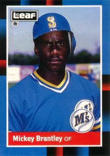 #258 Mickey Brantley - Seattle Mariners - 1988 Leaf Baseball