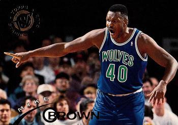 #258 Mike Brown - Minnesota Timberwolves - 1994-95 Stadium Club Basketball