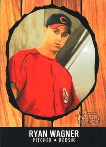 #258 Ryan Wagner - Cincinnati Reds - 2003 Bowman Heritage Baseball