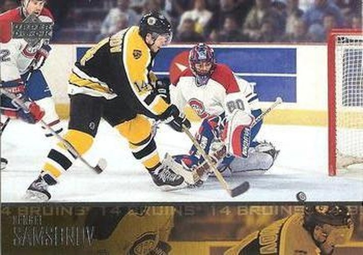 #258 Sergei Samsonov - Boston Bruins - 2003-04 Upper Deck Hockey