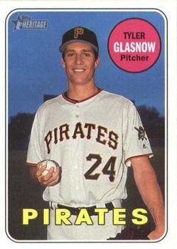 #258 Tyler Glasnow - Pittsburgh Pirates - 2018 Topps Heritage Baseball