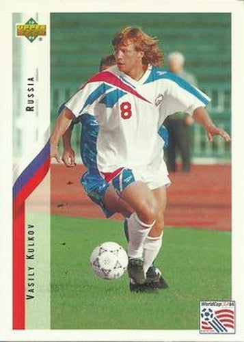 #258 Vasily Kulkov - Russia - 1994 Upper Deck World Cup Contenders English/Spanish Soccer