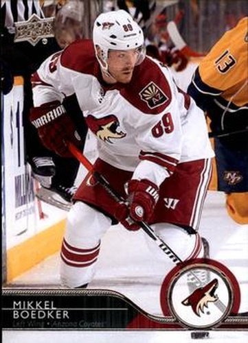 #258 Mikkel Boedker - Arizona Coyotes - 2014-15 Upper Deck Hockey