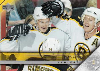 #258 Brad Boyes - Boston Bruins - 2005-06 Upper Deck Hockey