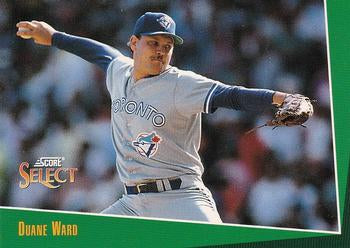 #258 Duane Ward - Toronto Blue Jays - 1993 Select Baseball