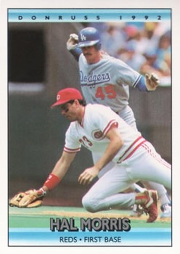 #258 Hal Morris - Cincinnati Reds - 1992 Donruss Baseball