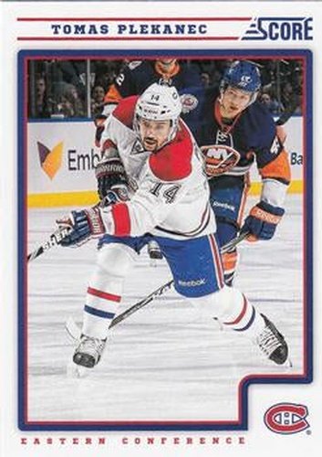 #258 Tomas Plekanec - Montreal Canadiens - 2012-13 Score Hockey