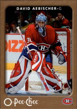 #258 David Aebischer - Montreal Canadiens - 2006-07 O-Pee-Chee Hockey