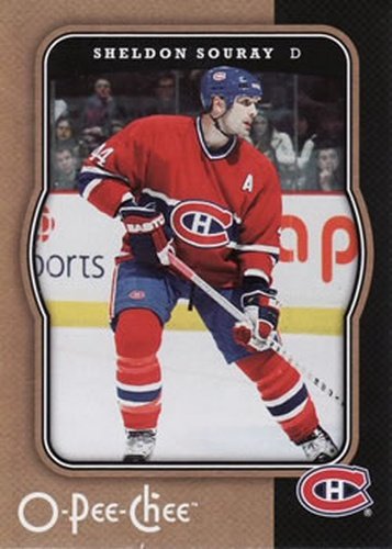 #258 Sheldon Souray - Montreal Canadiens - 2007-08 O-Pee-Chee Hockey