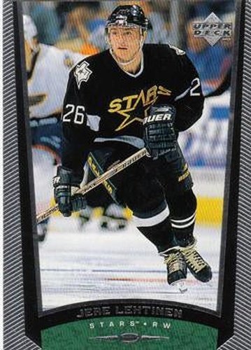 #258 Jere Lehtinen - Dallas Stars - 1998-99 Upper Deck Hockey