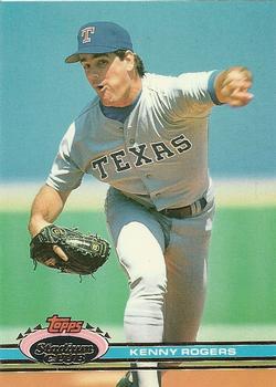 #258 Kenny Rogers - Texas Rangers - 1991 Stadium Club Baseball