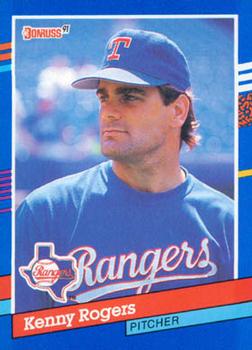 #258 Kenny Rogers - Texas Rangers - 1991 Donruss Baseball