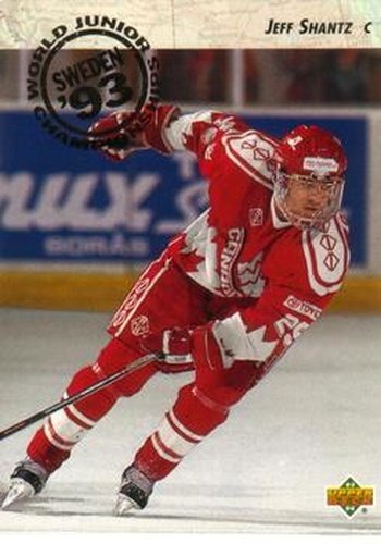 #258 Jeff Shantz - Canada - 1993-94 Upper Deck Hockey
