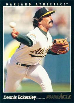 #100 Dennis Eckersley - Oakland Athletics - 1993 Pinnacle Baseball