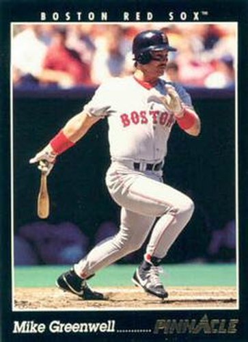 #102 Mike Greenwell - Boston Red Sox - 1993 Pinnacle Baseball