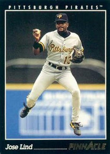 #103 Jose Lind - Pittsburgh Pirates - 1993 Pinnacle Baseball