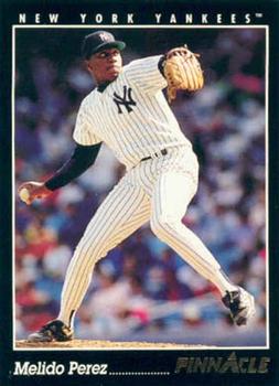 #109 Melido Perez - New York Yankees - 1993 Pinnacle Baseball