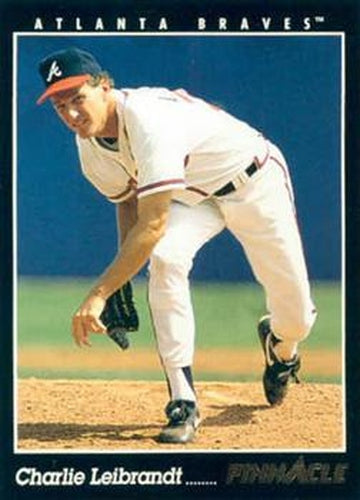#115 Charlie Leibrandt - Atlanta Braves - 1993 Pinnacle Baseball