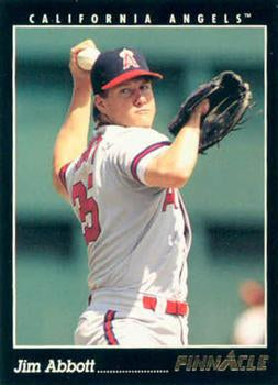 #11 Jim Abbott - California Angels - 1993 Pinnacle Baseball