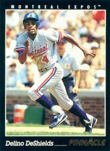 #121 Delino DeShields - Montreal Expos - 1993 Pinnacle Baseball