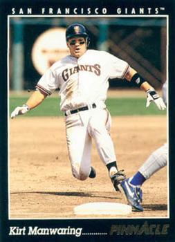 #122 Kirt Manwaring - San Francisco Giants - 1993 Pinnacle Baseball